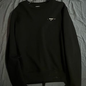 Off-White Arrow Logo Slim Crewneck Sweater